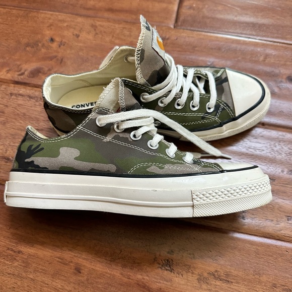 Converse Chuck 70 low x Carhartt camp green size 6 men, 8 women - Picture 2 of 8